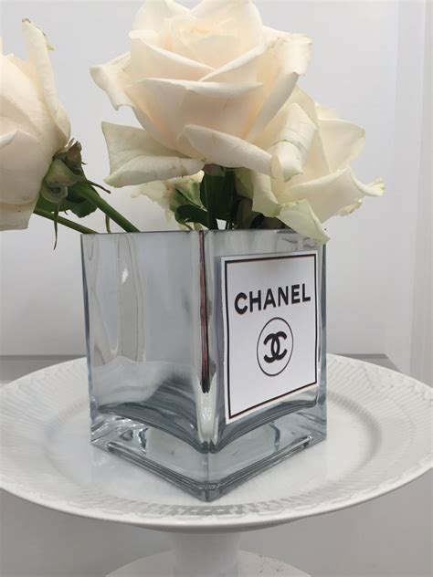 chanel inspired flower vase|Chanel Flower Vase .